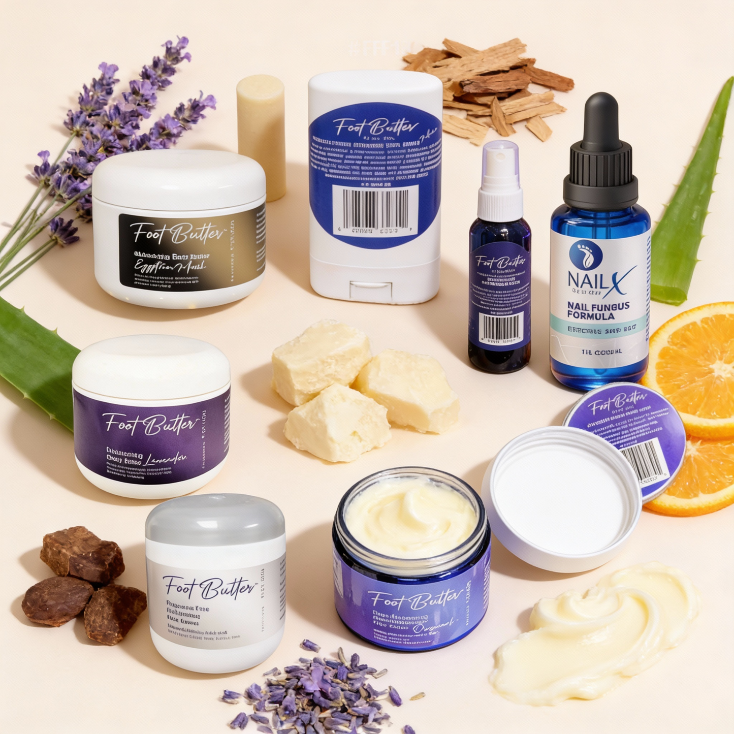 Ultimate Foot and Body Care Bundle - 8-Piece Set