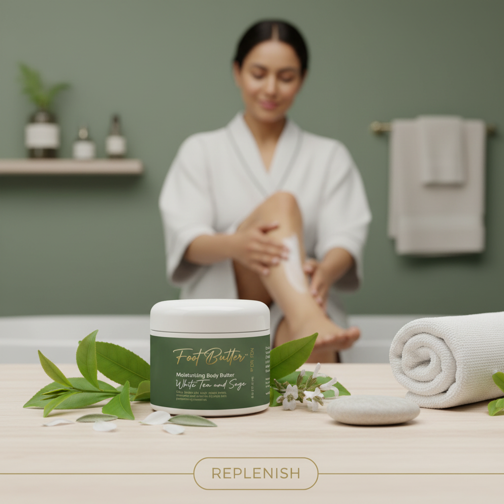 White Tea and Sage Moisturizing Body Butter 6oz