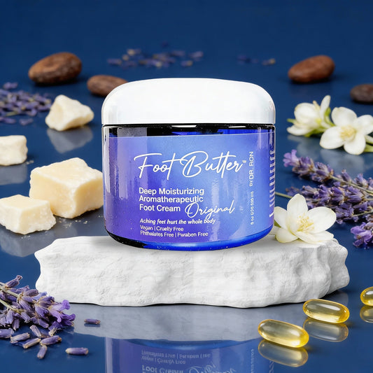 Lavender and Jasmine Foot Butter Massage Cream 6oz