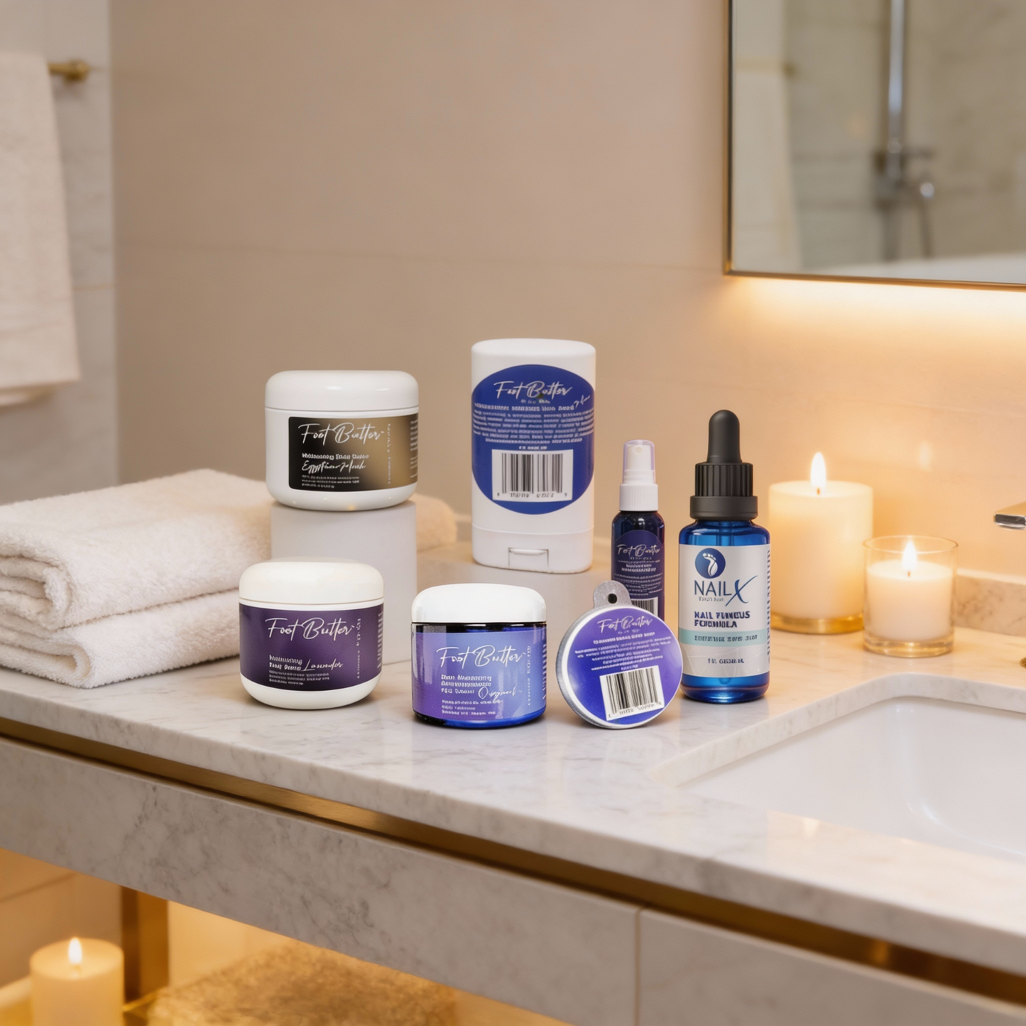 Ultimate Foot and Body Care Bundle - 8-Piece Set