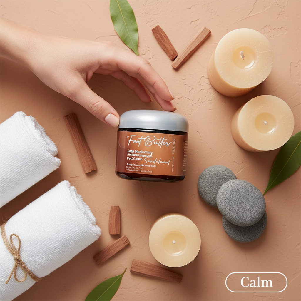 Sandalwood Foot Butter Massage Cream 6oz