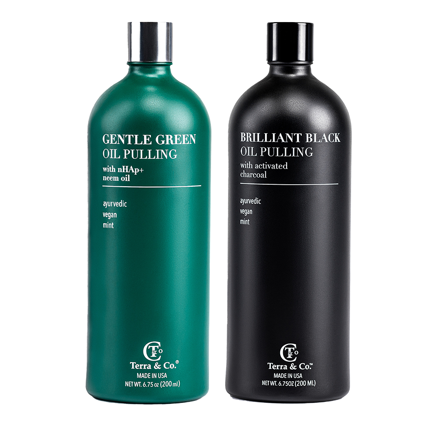 Gentle Green Oil Pulling Mouthwash with Enamel Support
