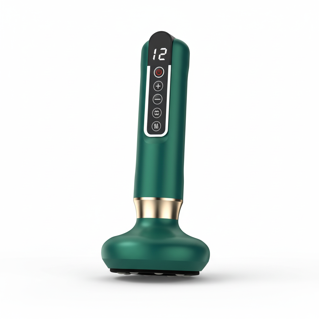 Green massager product shot