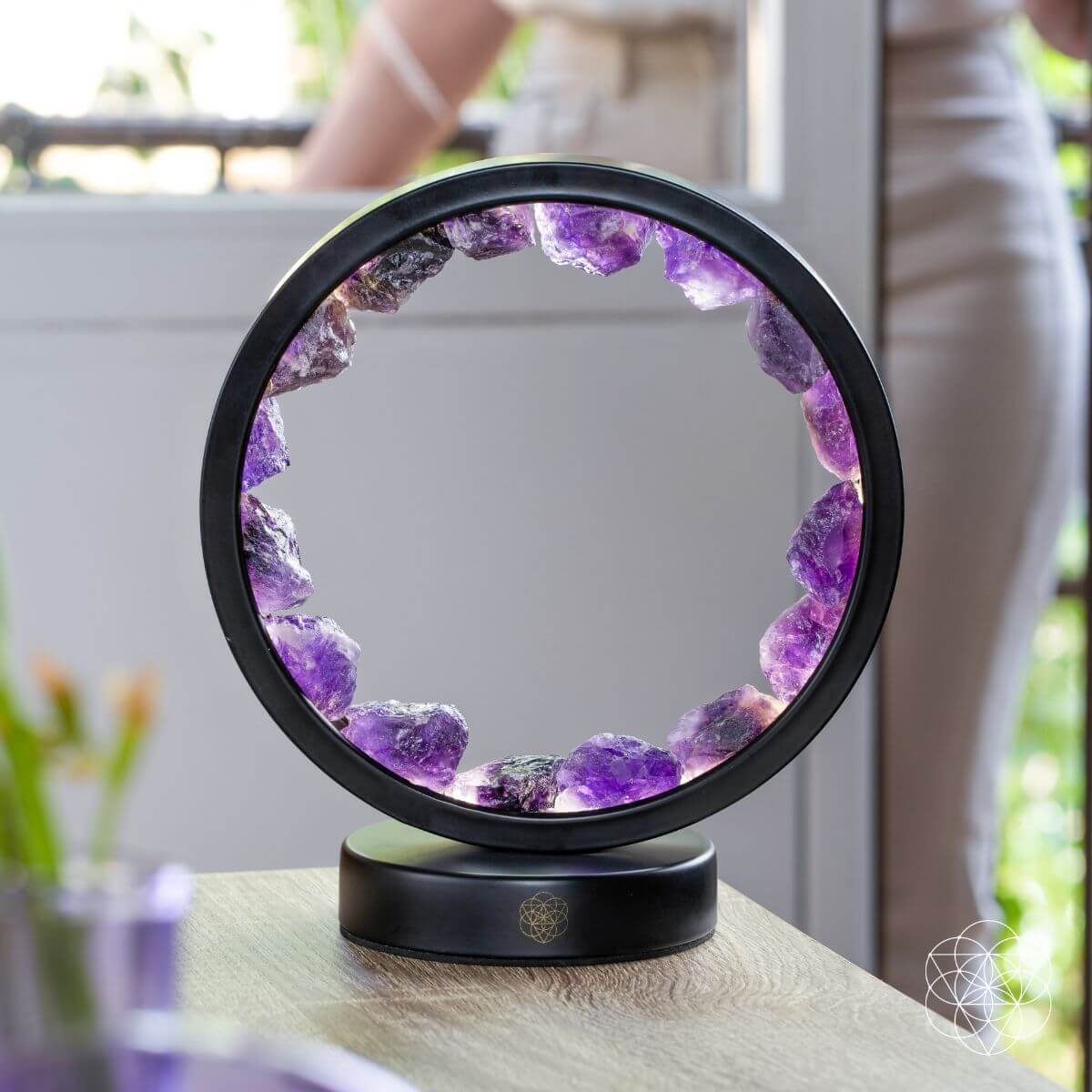 I Am At Peace - Amethyst Lamp