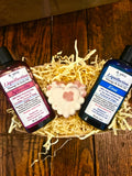 Romantic Couples Spa Gift Set | Massage Oils & Bath Bomb