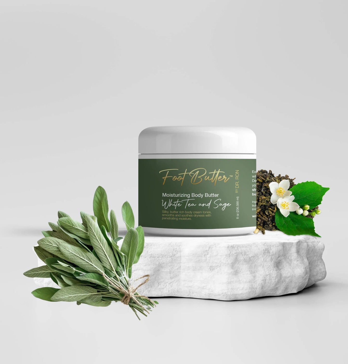 White Tea and Sage Moisturizing Body Butter 6oz