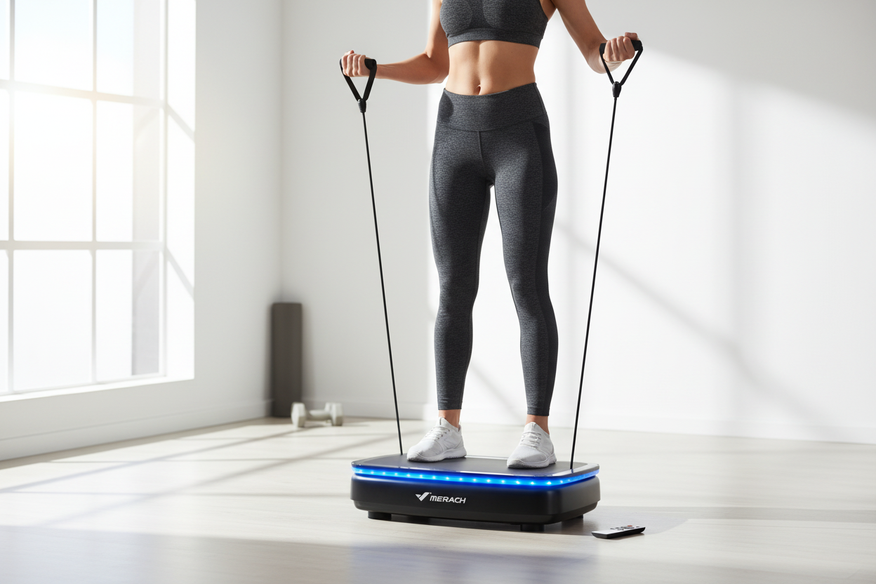 Person Using Vibration Plate