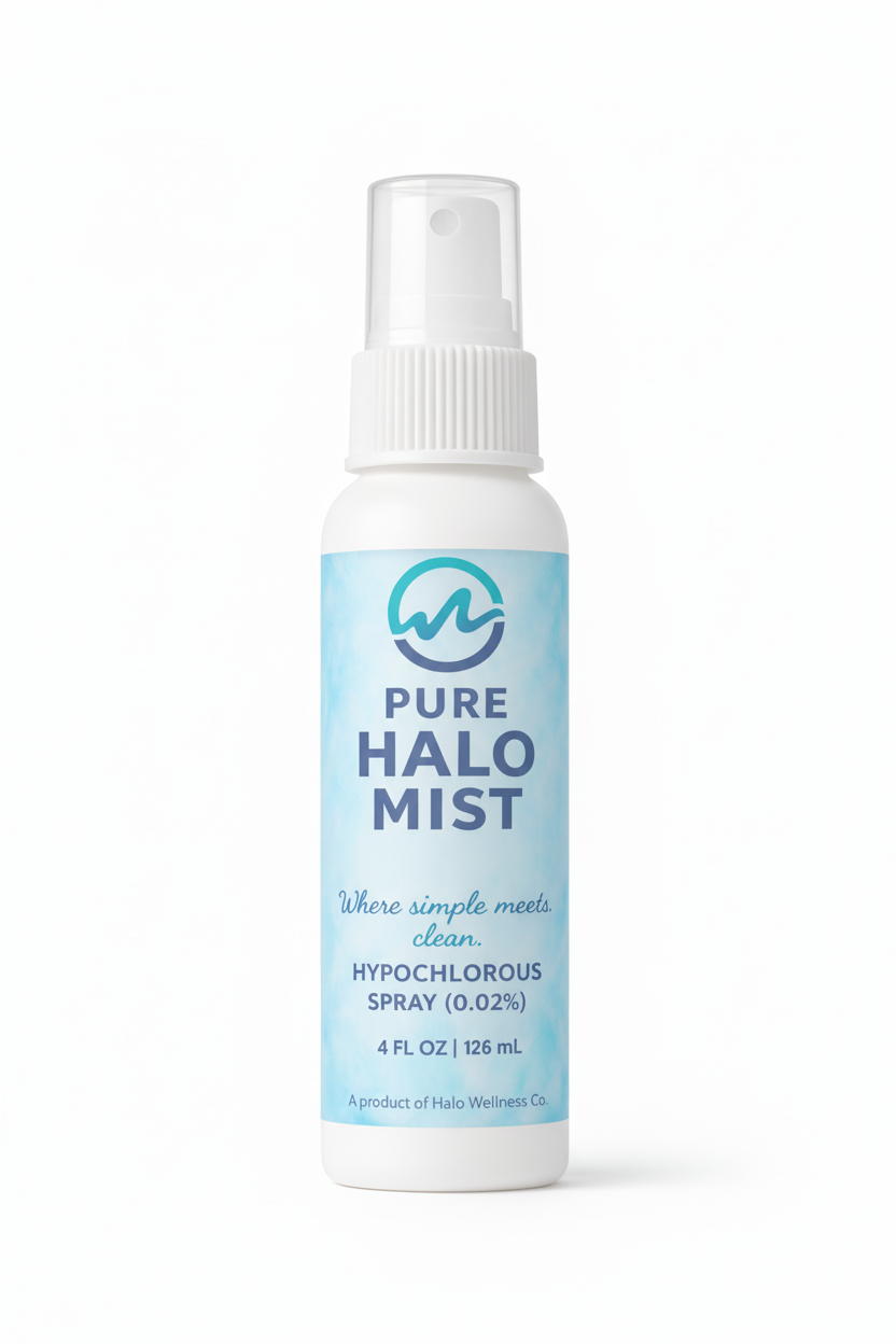 Pure Halo Mist taller bottle