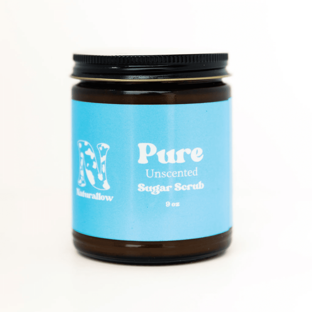 Natural Sugar Scrub with Grass-Fed Tallow – Gentle Exfoliating Body Scrub