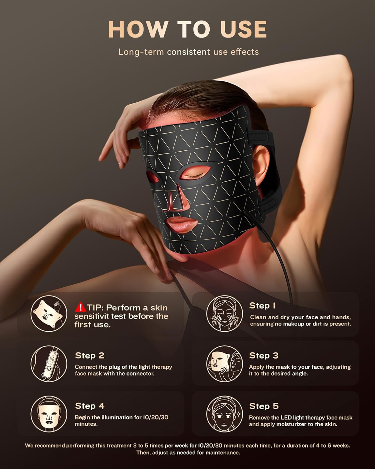 PurRed™ Red Light Face Mask