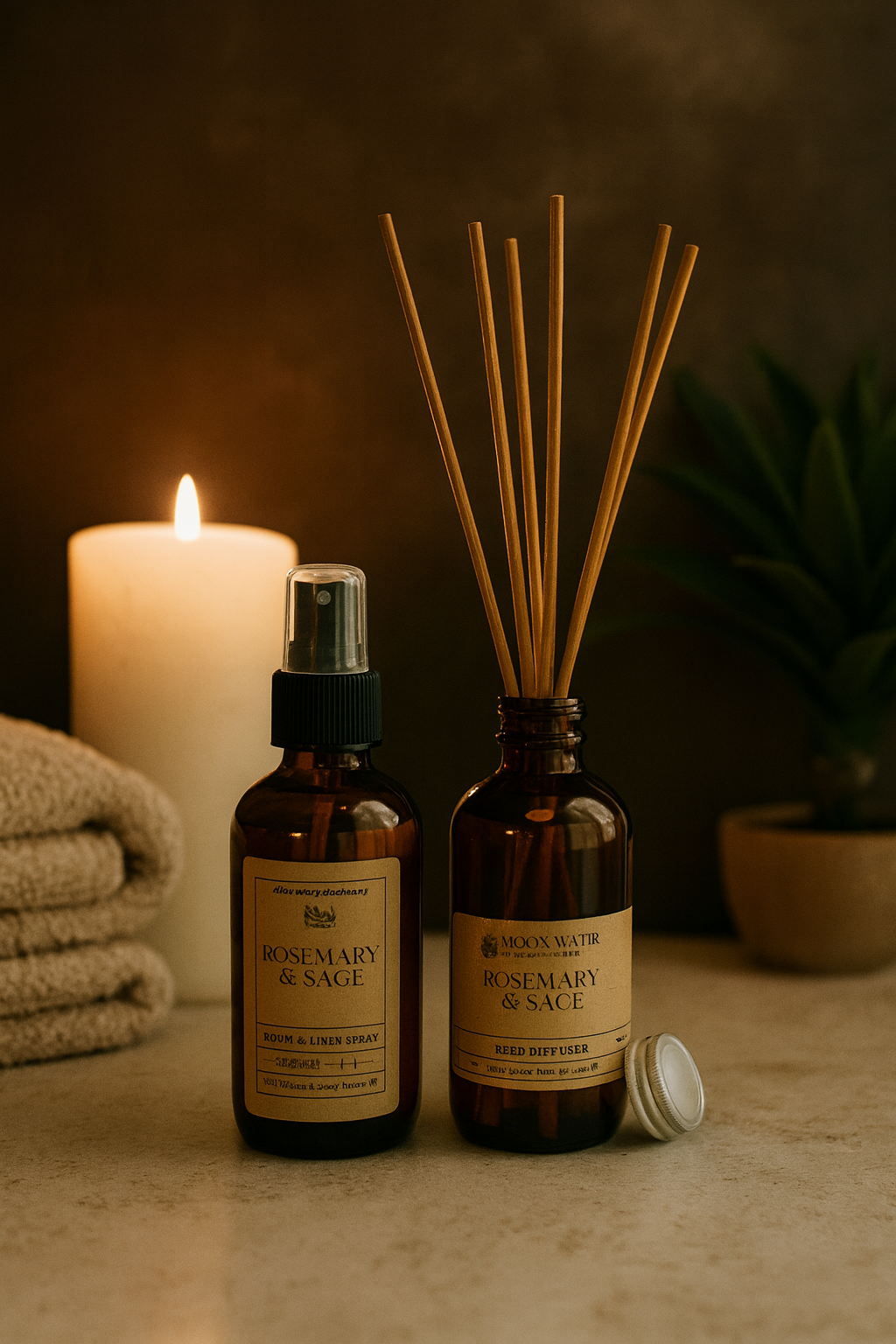 Rosemary and Sage Reed Diffuser