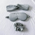 Sleep Care Set - Cooling Bamboo Sleep Accessories for Eyes and Hair