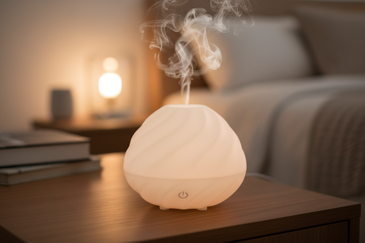 Swirl diffuser close-up