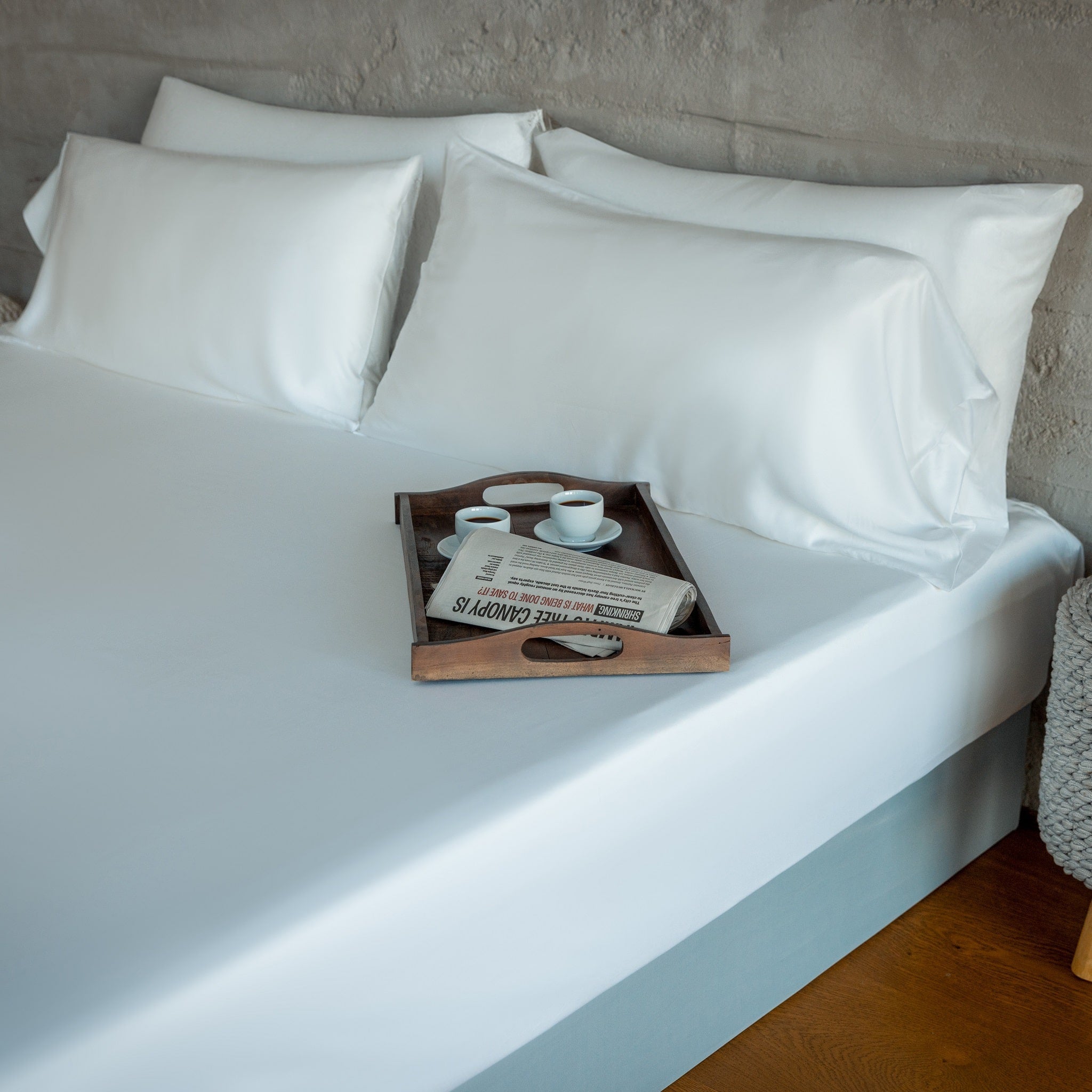 Eucalyptus Silk Sheet Set - Cooling Breathable Bedding