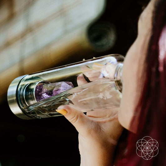 The Amethyst Crystal Water Bottle