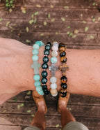 Tiger Eye Cross Bracelet