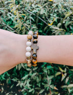 Tiger Eye Cross Bracelet