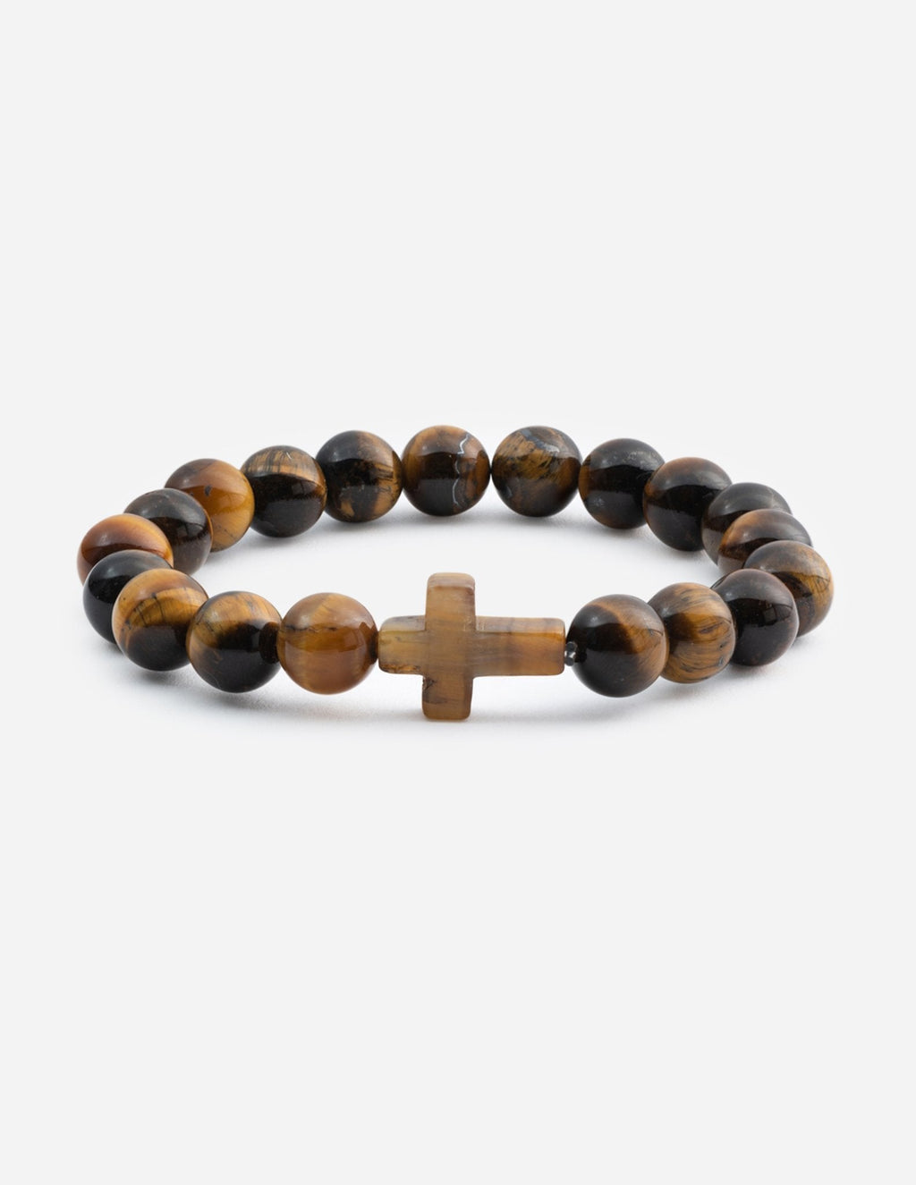 Tiger Eye Cross Bracelet