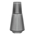 37oz Vintage Ribbed Bedside Water Carafe