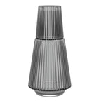 37oz Vintage Ribbed Bedside Water Carafe
