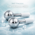 Stainless Steel Ice Globes for Face Massage & Skin Cooling